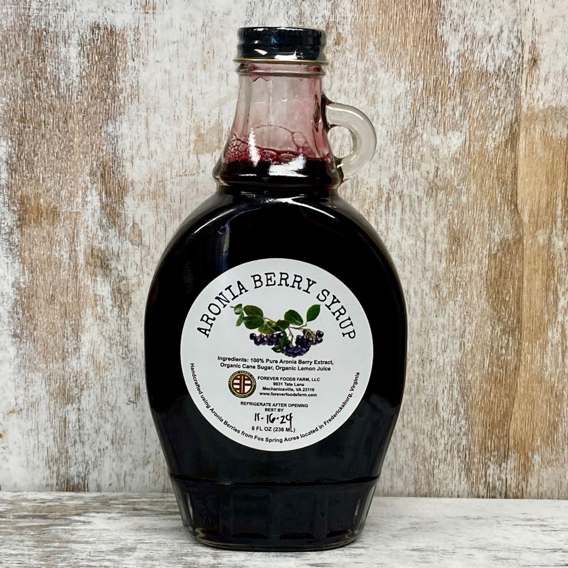 aronia-berry-syrup-forever-foods-farm